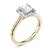 Pippa Solitare Engagement Ring, Diamonds, Yellow Gold