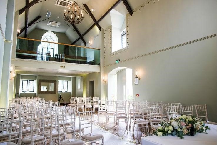 Combermere Abbey, Cheshire_Shropshire Borders, wedding venue recommended by Kashka, Chairs and Ceremony hall